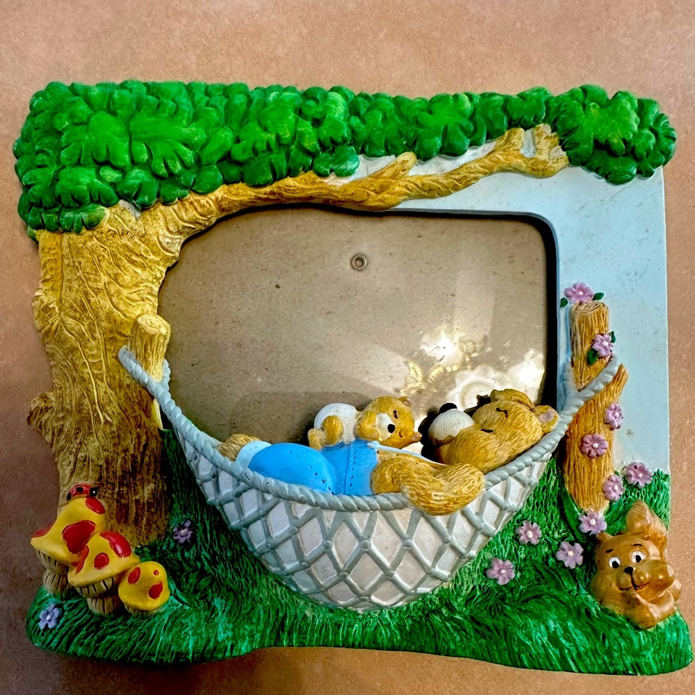 Ceramic Teddy Bear Frame